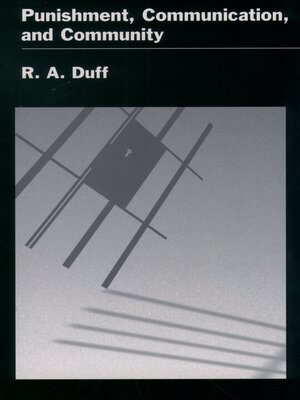 cover image of Punishment, Communication, and Community